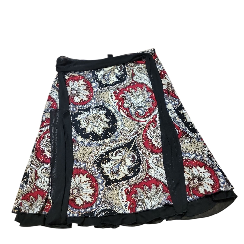 Vintage Y2K Wrapper Skirt Womens Size S Fairy‎ Grunge Whimsical Goth
